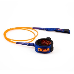 LEASH FCS ALLROUND 7' BLOOD ORANGE/NAVY 
