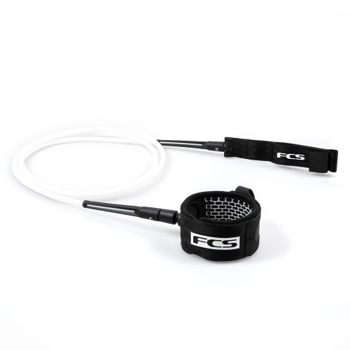 LEASH FCS ALLROUND 7' WHITE/BLACK