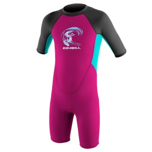 PIANKA O'NEILL TODDLER REACTOR-2 2MM BACK ZIP S/S GIRLS DR8 2025